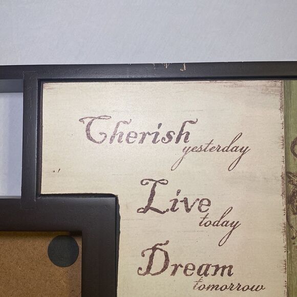 Home Decor Live Laugh Love Words Wall Art and Photo Frame EUC 14”x14” - Picture 7 of 8